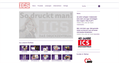 Desktop Screenshot of ics-druck.de